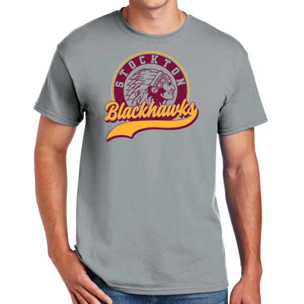 Stockton Back to School 2026 Logo 2 - DryBlend ® 50 Cotton/50 Poly T Shirt Thumbnail