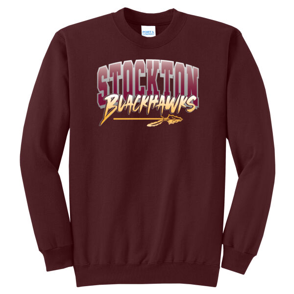 Stockton Back to School 2026 Logo 3 - Core Fleece Crewneck Sweatshirt Thumbnail