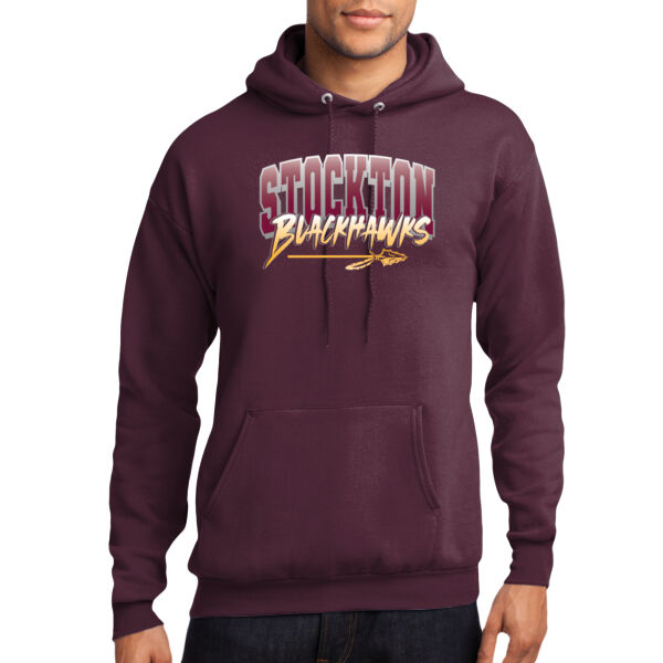 Stockton Back to School 2026 Logo 3 - Core Fleece Pullover Hooded Sweatshirt Thumbnail