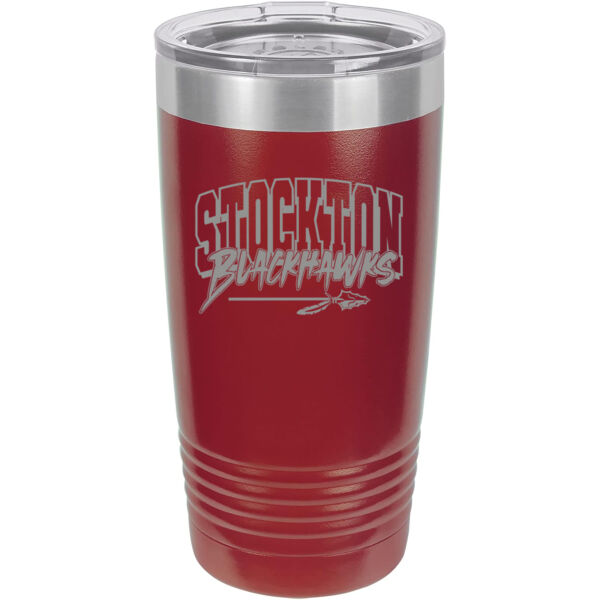 Stockton Back to School 2026 Logo 3 - Premium Polar Camel Ringneck 20 oz. Tumbler Thumbnail