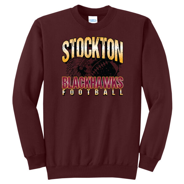 Blackhawk Football 2026 Logo 1 - Core Fleece Crewneck Sweatshirt Thumbnail
