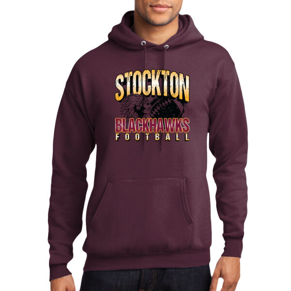 Blackhawk Football 2026 Logo 1 - Core Fleece Pullover Hooded Sweatshirt Thumbnail