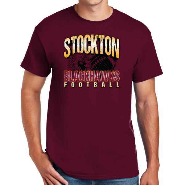 Blackhawk Football 2026 Logo 1 - DryBlend ® 50 Cotton/50 Poly T Shirt Thumbnail