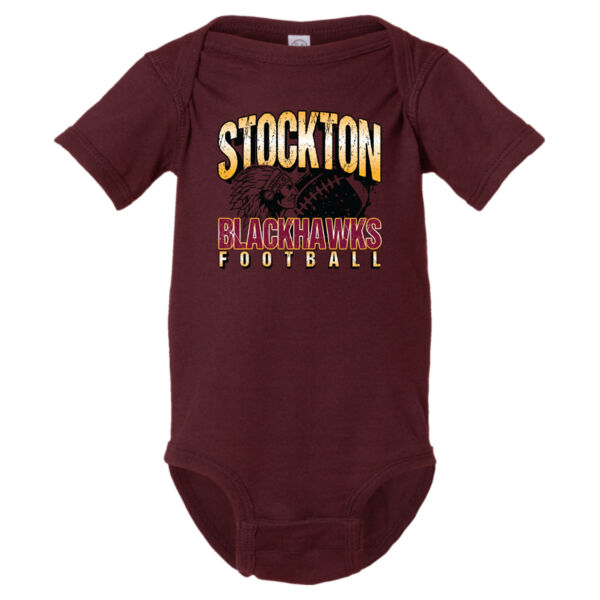 Blackhawk Football 2026 Logo 1 - Infant Fine Jersey Bodysuit Thumbnail