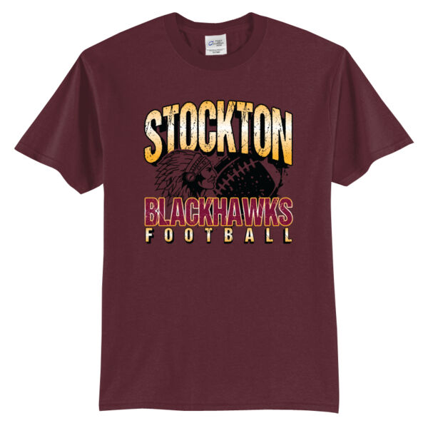Blackhawk Football 2026 Logo 1 - Tall Core Blend Tee Thumbnail