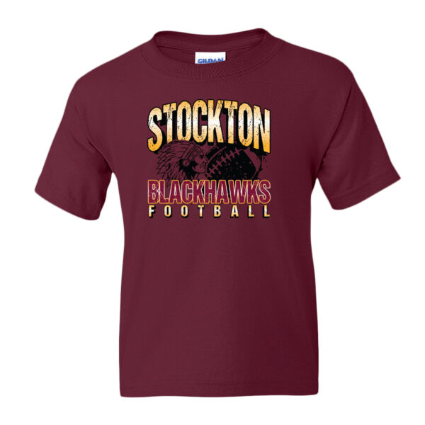 Blackhawk Football 2026 Logo 1 - DryBlend® Youth T-Shirt Thumbnail