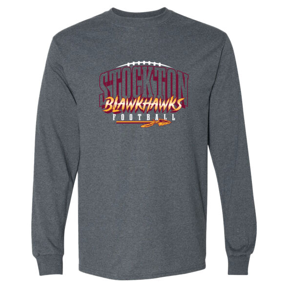 Blackhawk Football 2026 Logo 2 - DryBlend® 50/50 Long Sleeve T-Shirt Thumbnail