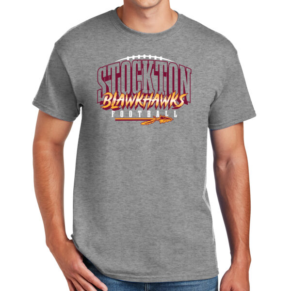 Blackhawk Football 2026 Logo 2 - DryBlend ® 50 Cotton/50 Poly T Shirt Thumbnail