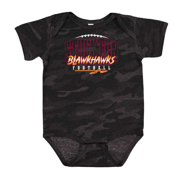 Blackhawk Football 2026 Logo 2 - Infant Fine Jersey Bodysuit Thumbnail