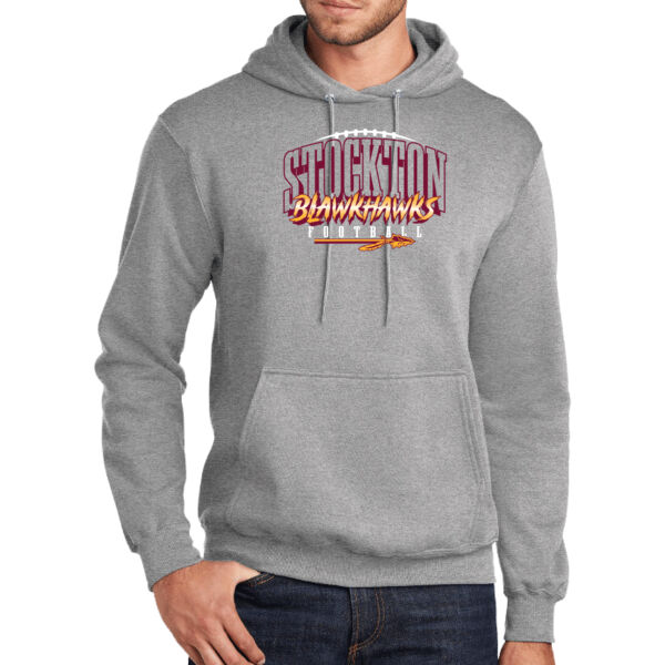Blackhawk Football 2026 Logo 2 - Tall Core Fleece Pullover Hooded Sweatshirt Thumbnail